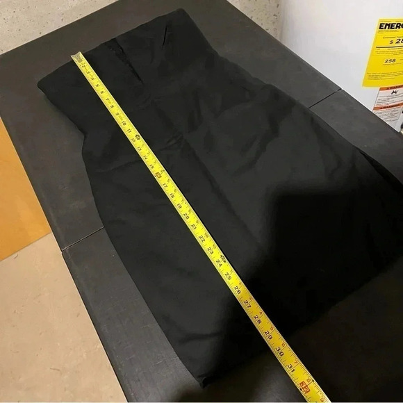 Reiss Black Delmano Bustier Strapless Mini Dress Women’s Size 4 - Picture 15 of 16